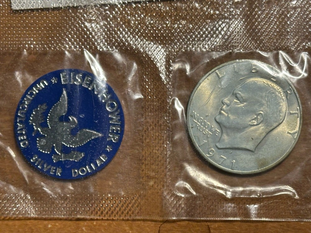 1971-S Uncirculated Eisenhower Dollar, 40% Silver
