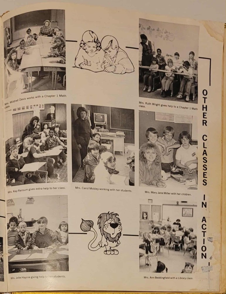 1986 Littlest Warrior Yearbook Centre Elementary Centre, Alabama