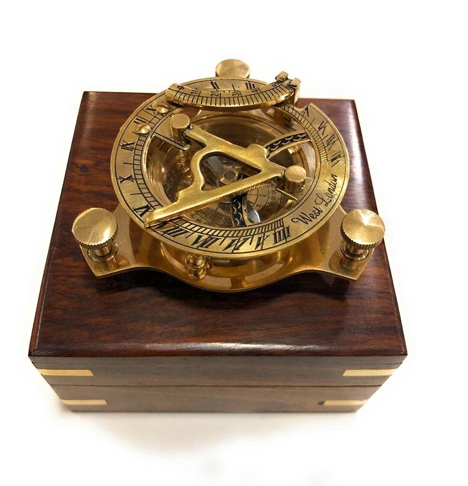 Sundial Compass Solid Brass Sun Dial
