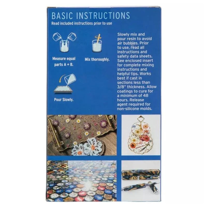 Alumilite Amazing Clear Cast 32oz Epoxy Resin Kit Clear High Gloss