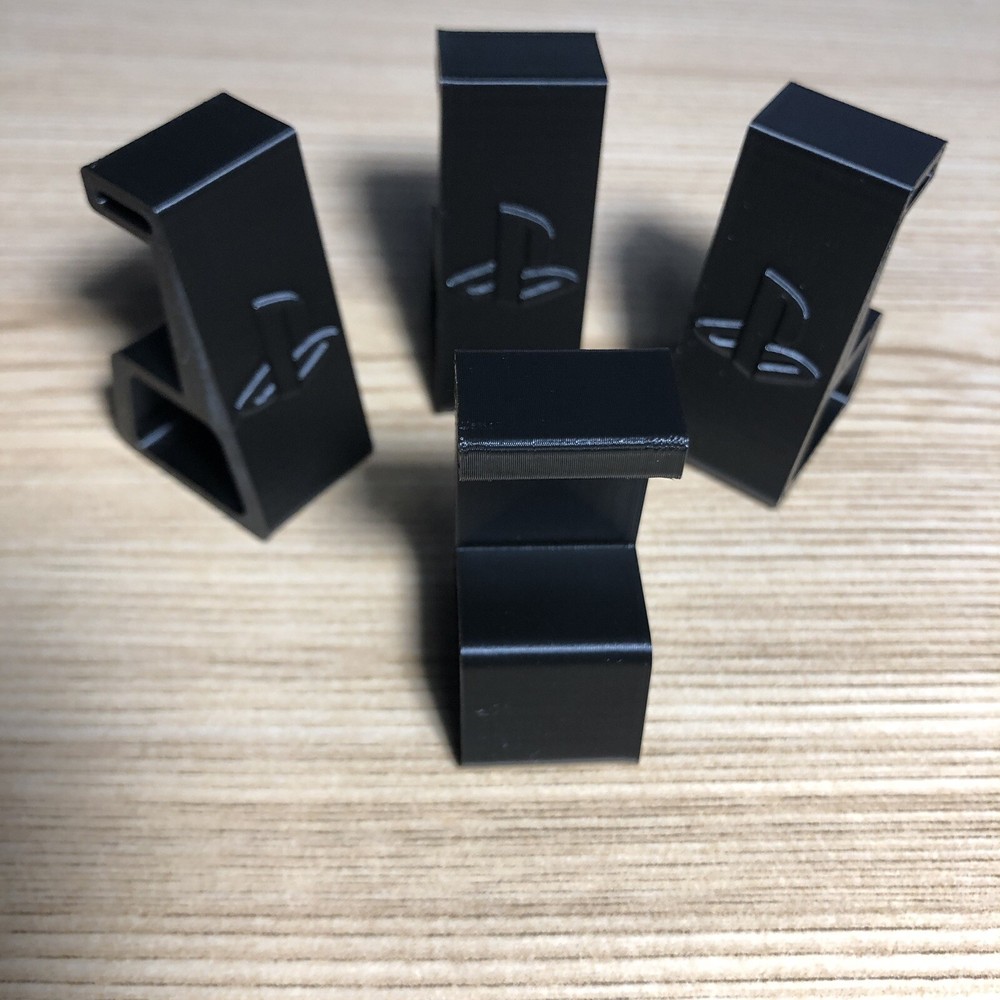 PS4 Slim Riser Feet - Helps Improve Cooling / Organizer - 3D Printed