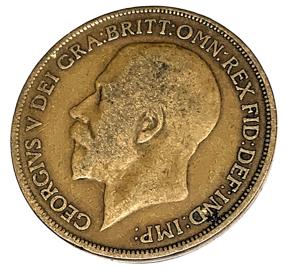 # C7621 GREAT BRITAIN COIN, LARGE PENNY 1915