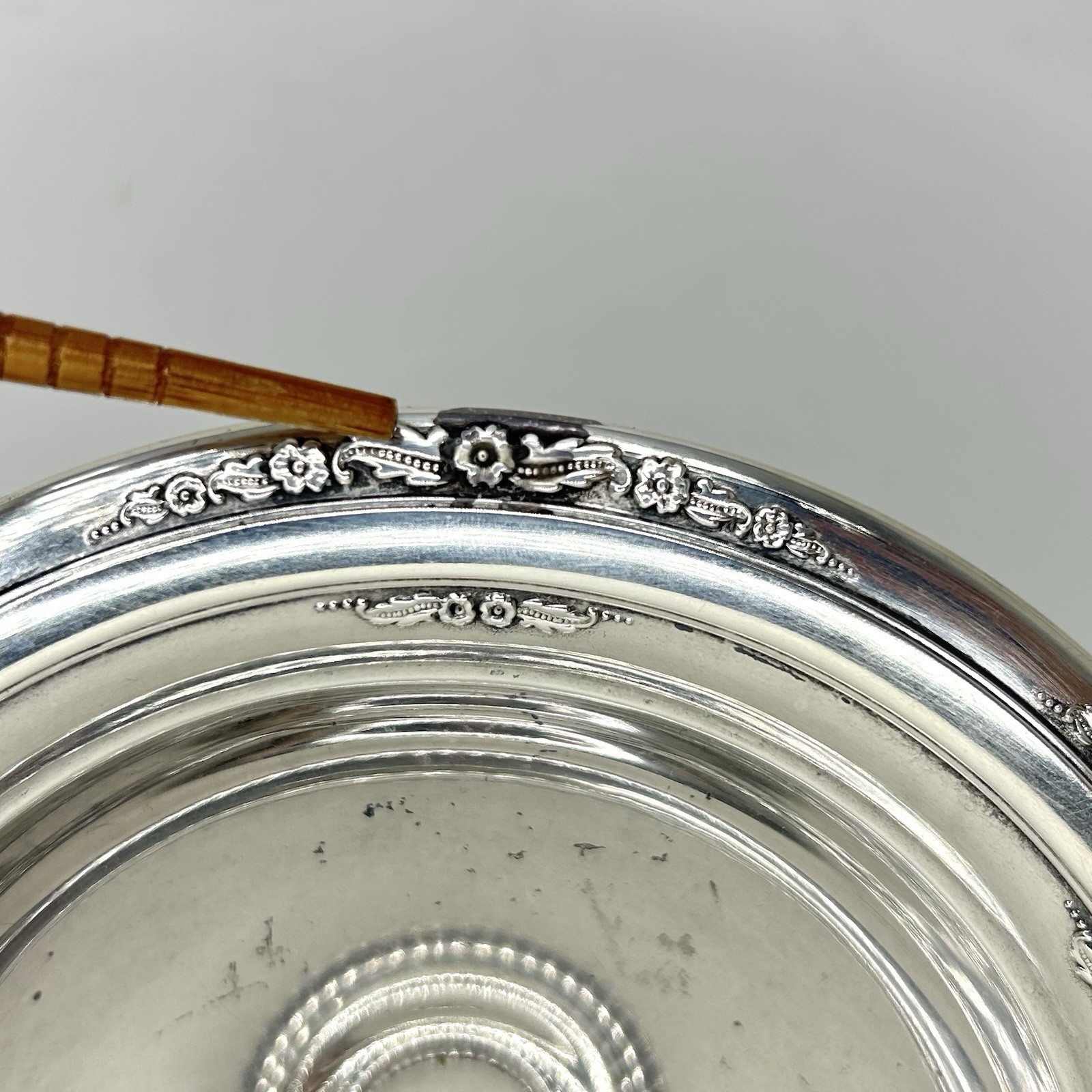 International Silver Courtship T200 Sterling Silver 6 Inch Compote Candy Dish