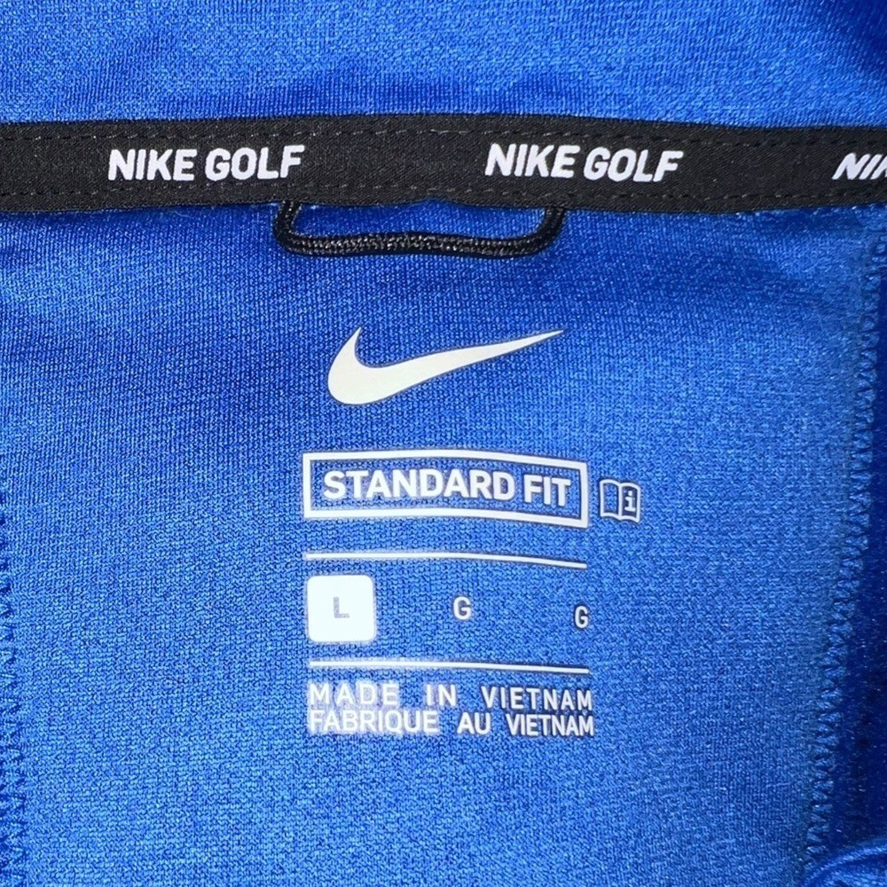 Nike Golf Blue Zip Up Sweater