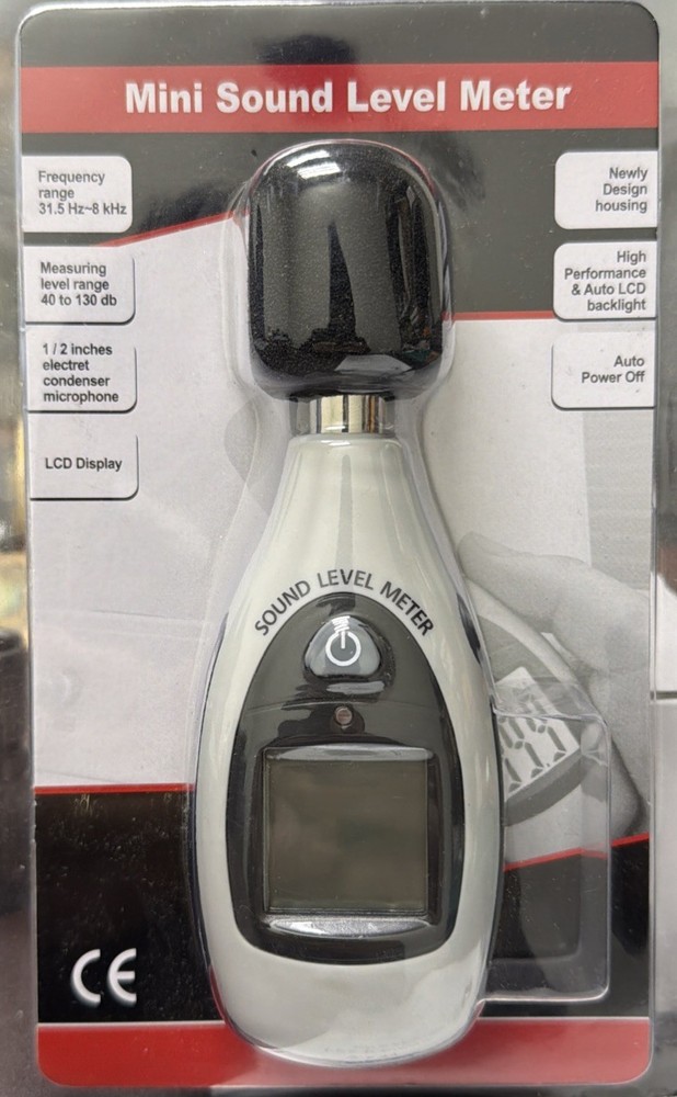 Mini Sound Level Meter Digital Noise Measure dB High Performance
