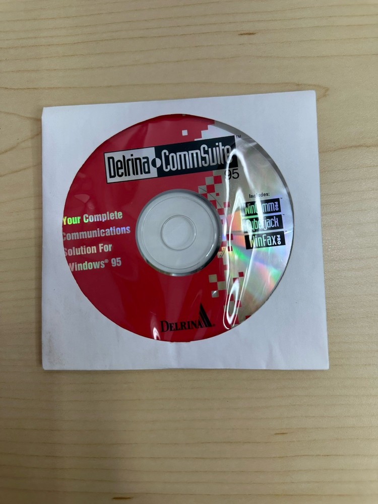 Delrina Commsuite The Complete Communications Solution For Windows 95 Used