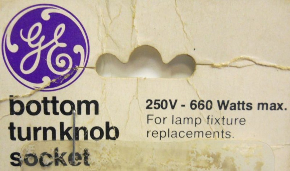 GENERAL ELECTRIC BOTTOM TURNKNOB SOCKET GE5614-11D