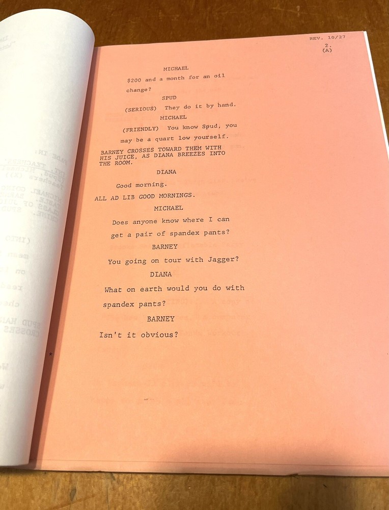 NEW LOWER PRICE 2 Original TEACHERS ONLY Scripts 1982 Sitcom Great Condition