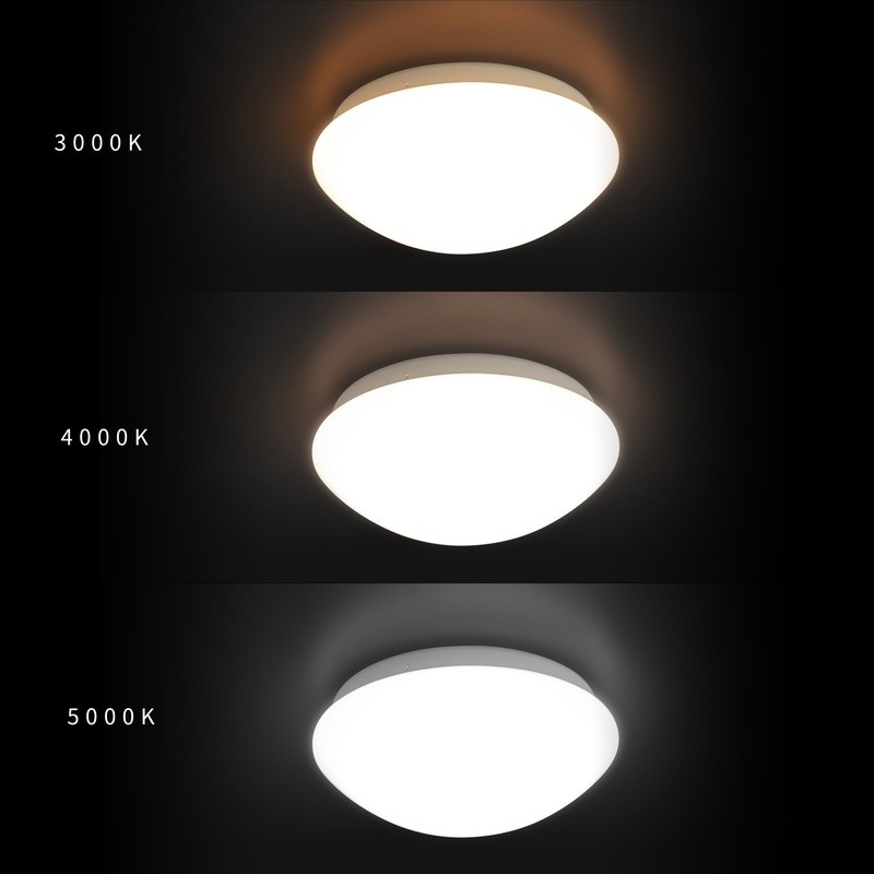 900LM 3CCT Dimmable LED Flush Mount Light Energy Efficient Ceiling Fixture New