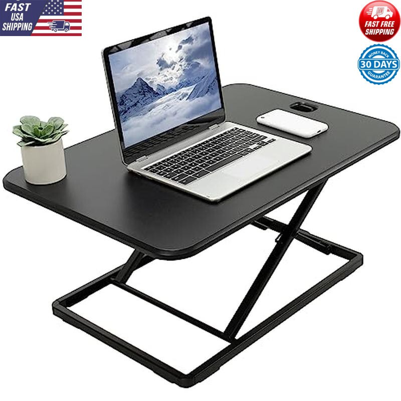 Home Office Desk Converter Height Adjustable Computer Desk Riser Stand Desktop