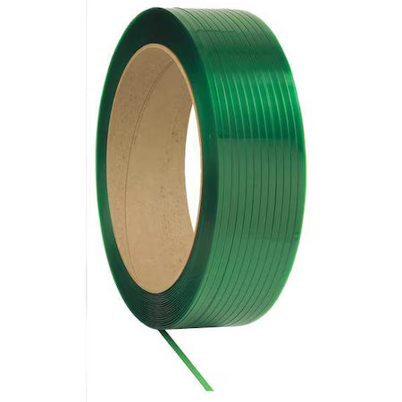 Plastic Strapping, Hg, Green, 9600 Ft. L,  40Tp59