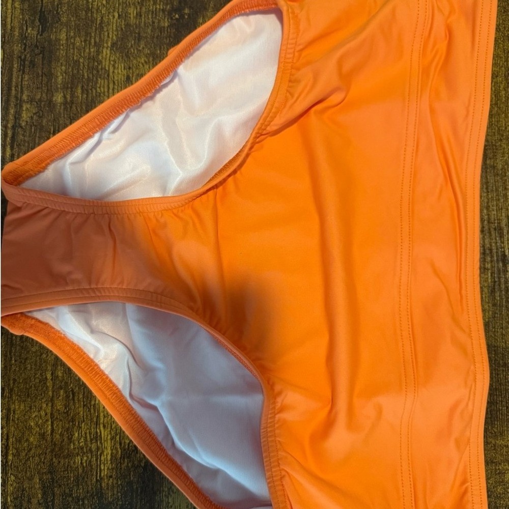Lands' End Vibrant Orange Bikini Bottom
