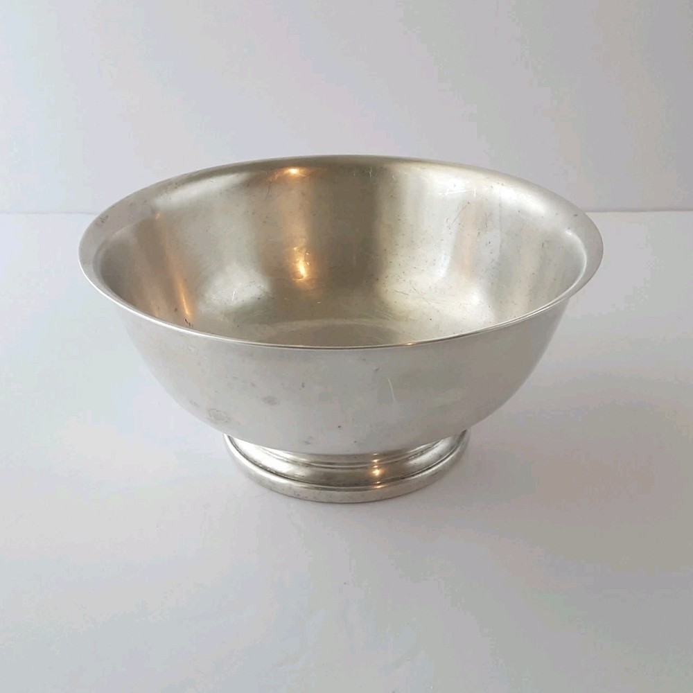 Vtg Gorham Silverplated Revere Pedestal Bowl 6.5" YC779 EP Serving Dish