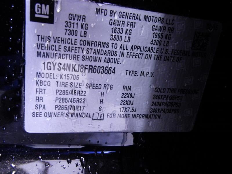 Cadillac Escalade 2015 Theft-Locking Keyless Entry Module 13595822 869