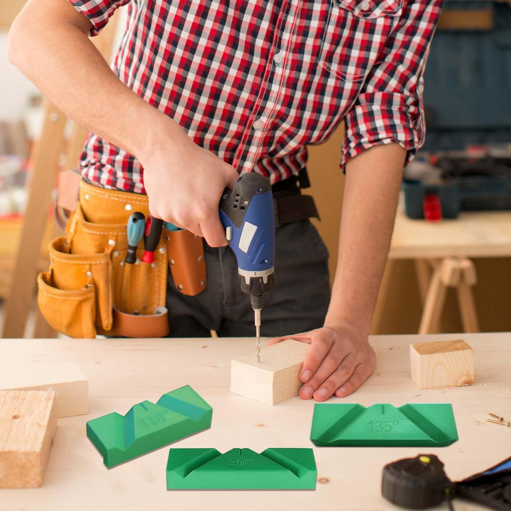 3 Sets Drill Bit Sharpener Guide Jig, 3D Printed Tool for Bench Grinder, Suit...