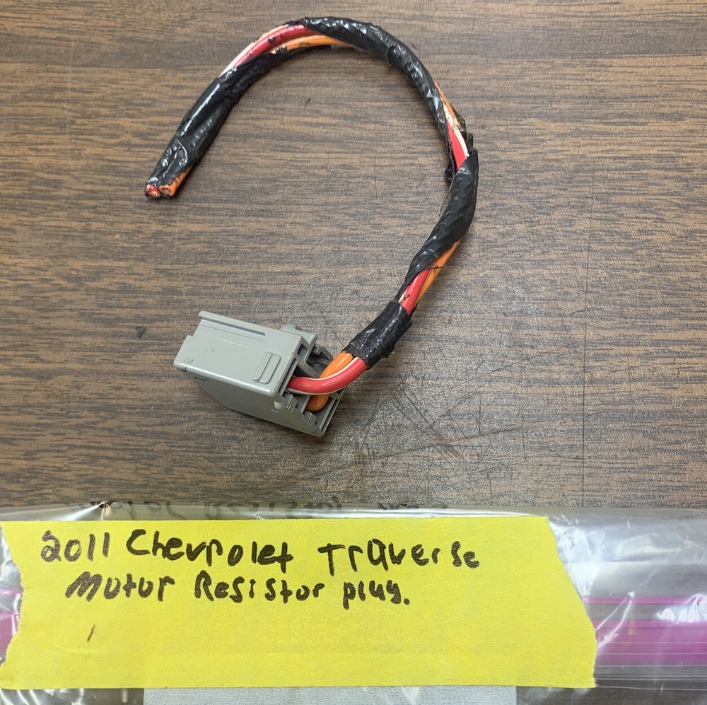 2011 chverolet traverse motor resistor plug