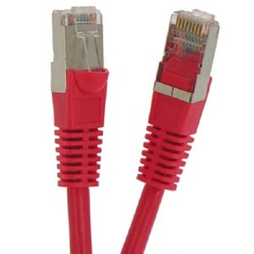 Cat6 Shielded SSTP Ethernet Booted Patch Cable 0.5 1ft 2ft 3ft 5ft 7ft 10ft lot