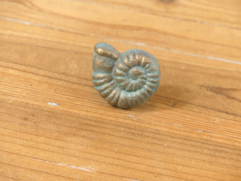 6 Knobs Drawer Pulls Cabinet Handles Snail Shell Nautical Decor Knob 6 Pack