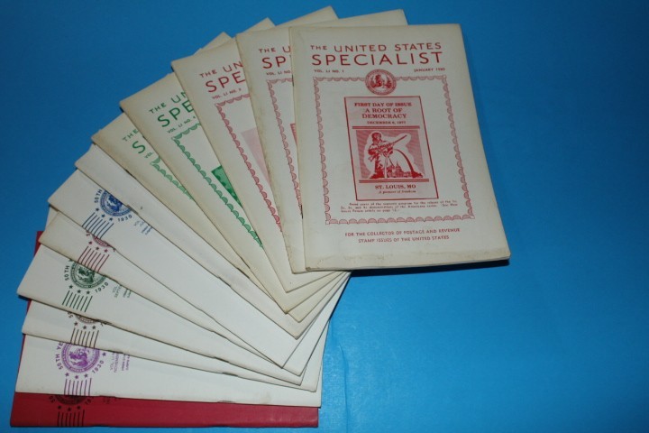 The United States Specialist Journal 1980 Full year BlueLakeStamps Timeless info