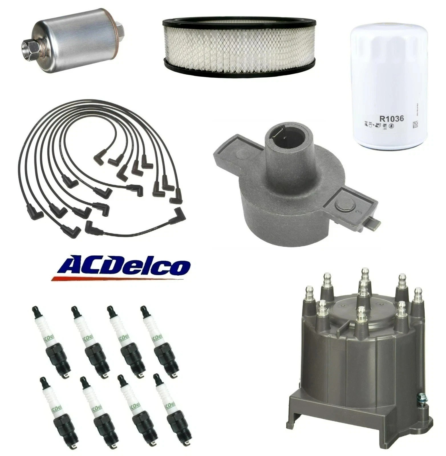 Tune Up Kit Filters Cap Wire Plugs For CHEVY K1500 V8 5.0L & 5.7L; 4WD 1994-1995