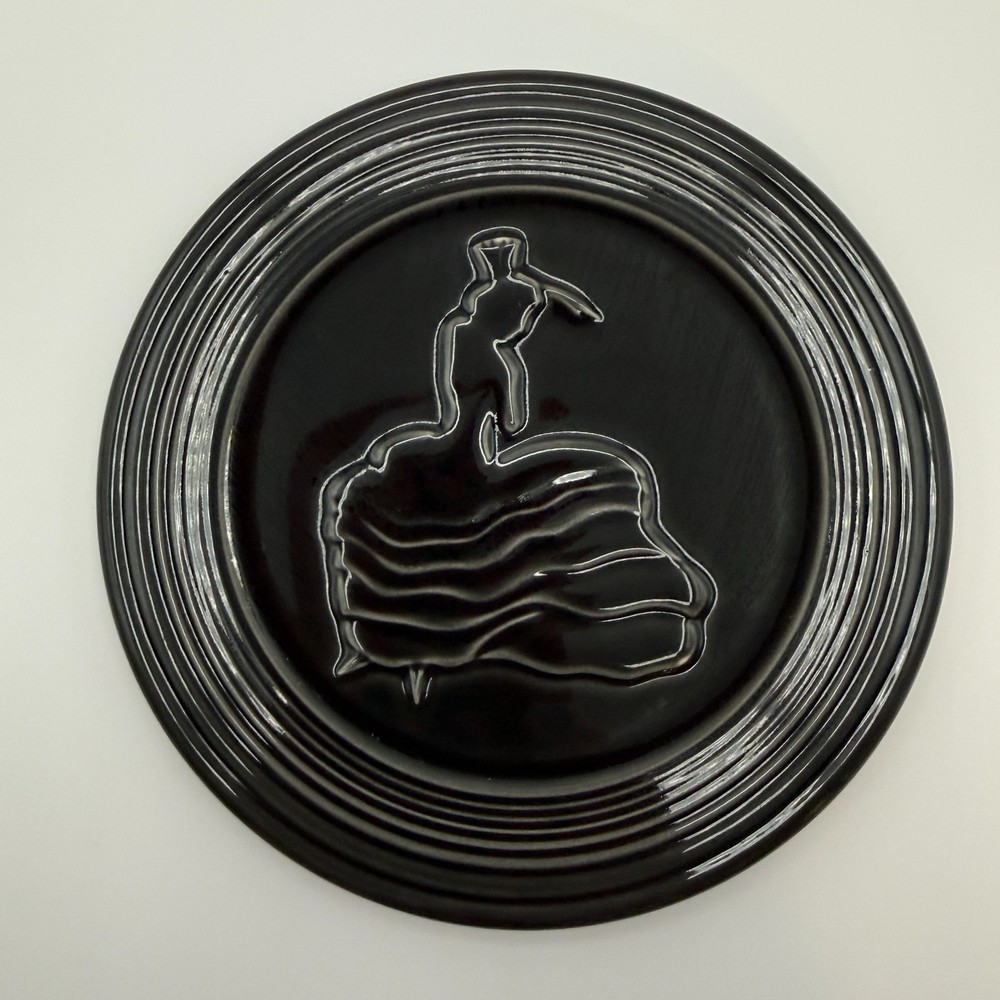 Fiestaware Trivet Ceramic Black New (A8-7)