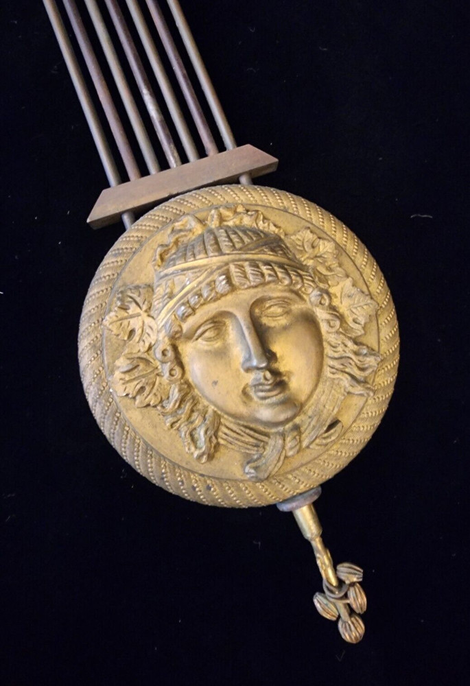 Vintage Brass Clock Pendulum 18"