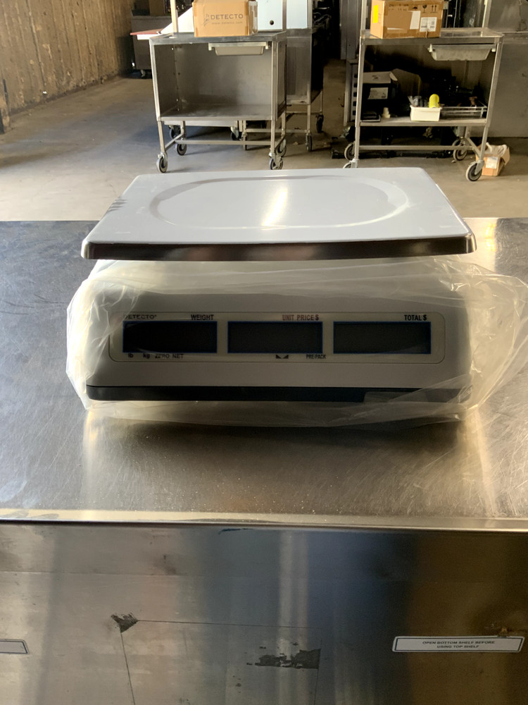 Detecto D60 60lb Electronic Price Computing Scale for Grocery