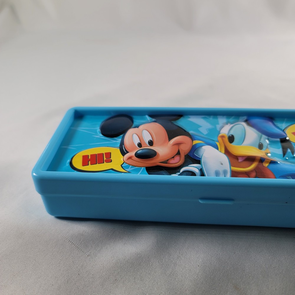 Micky Mouse Printed Plastic Pencil Box Mini Organizer Storage Box