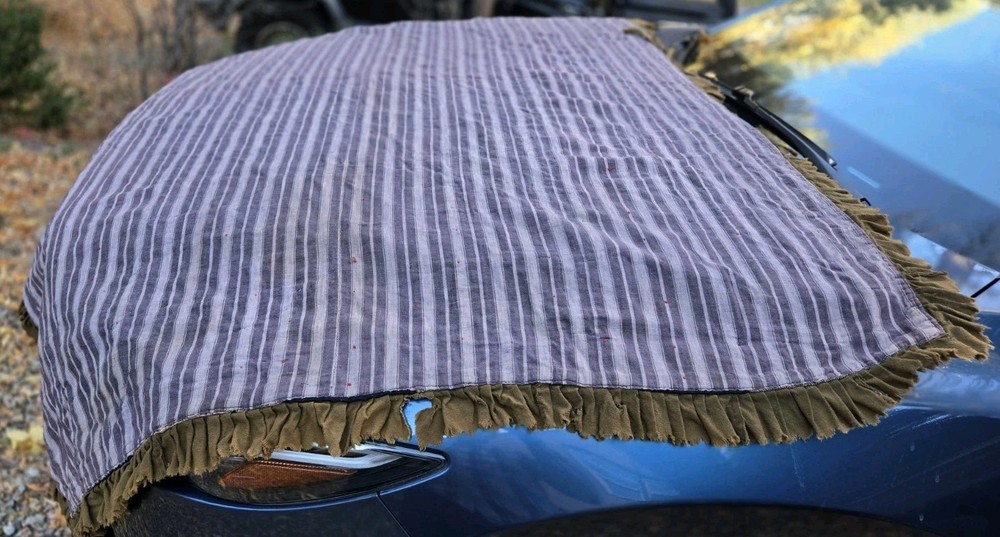 100+ Year Old Patchwork Quilt (Some Damage) But Sooo Cool!