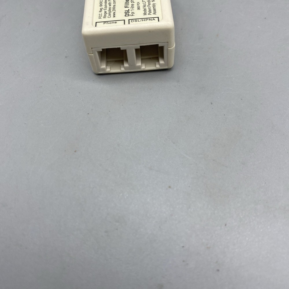 2 WIRE DSL Filter Single Line Cable Modem Internet Telephone Model LFT4 2 GB