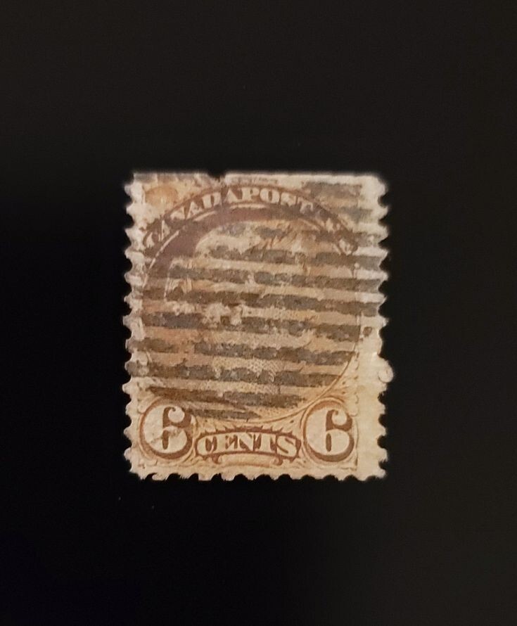 Canada, Grill Cancel, Scott 27, Used