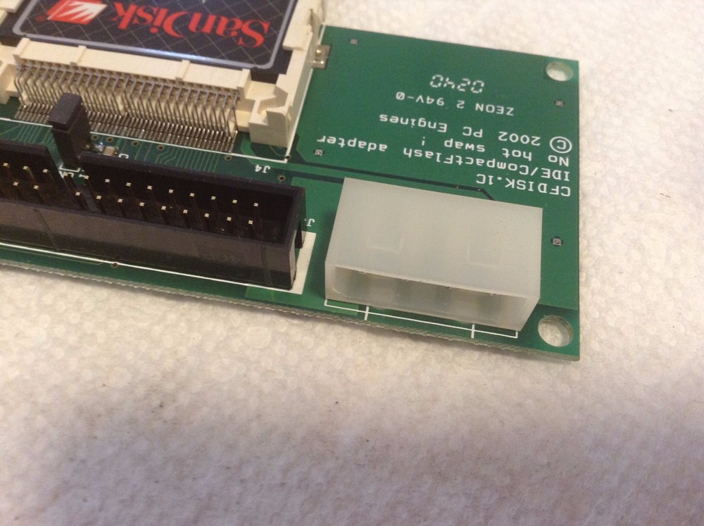PC Engines CFDISK.1C IDE Compact Flash Adapter
