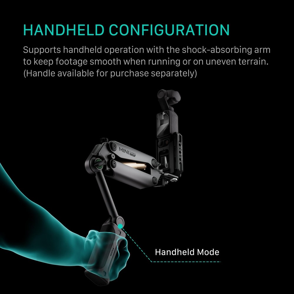 Tilta Hydra Alien Mini Electronic Suction Cup, Titanium Gray