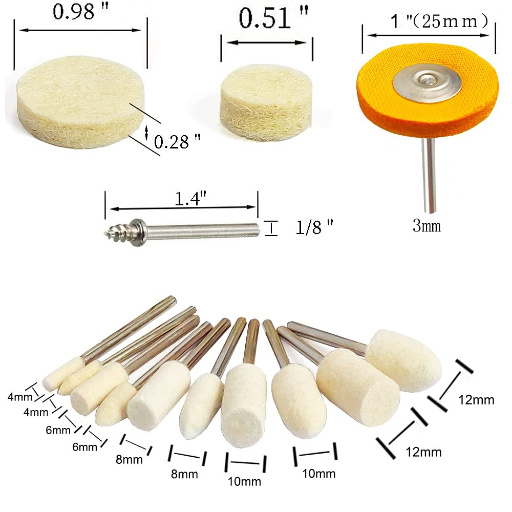 Polishing Wheel Kit 78pcs Rotary Tool Set