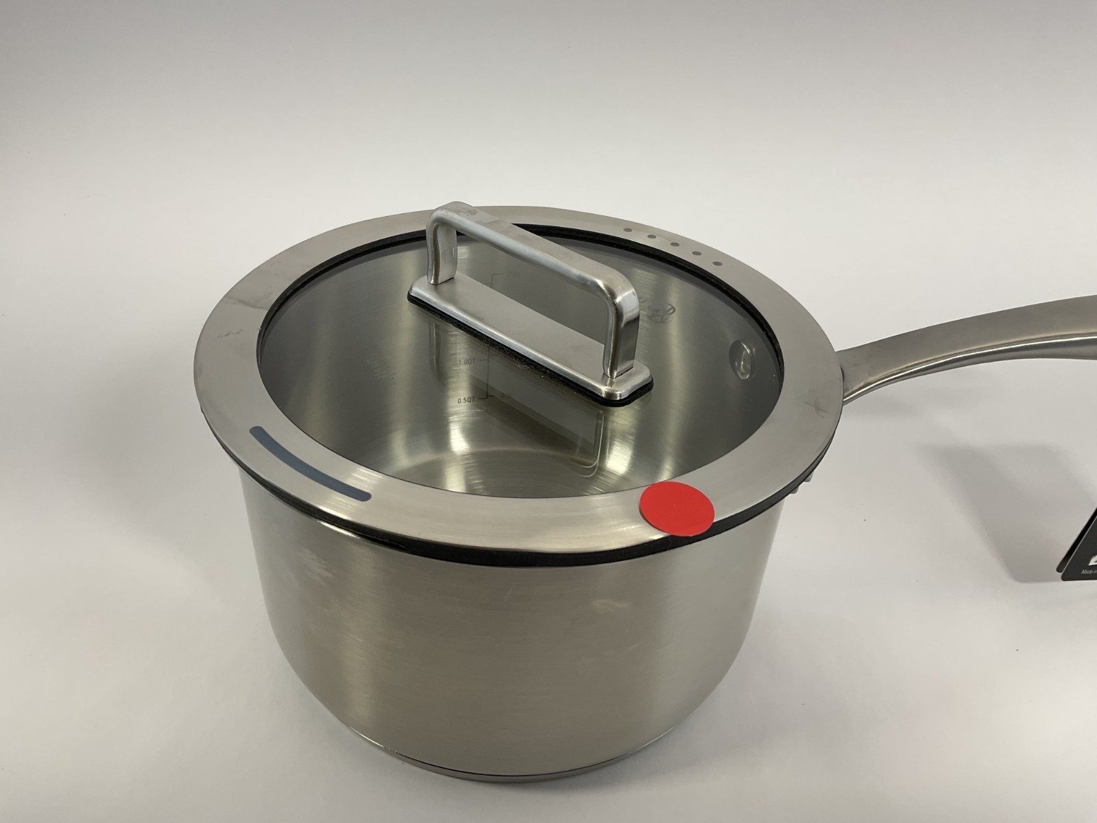 Masterclass Cookware Stainless Steel 2.5-qt 7" Saucepan Dented New