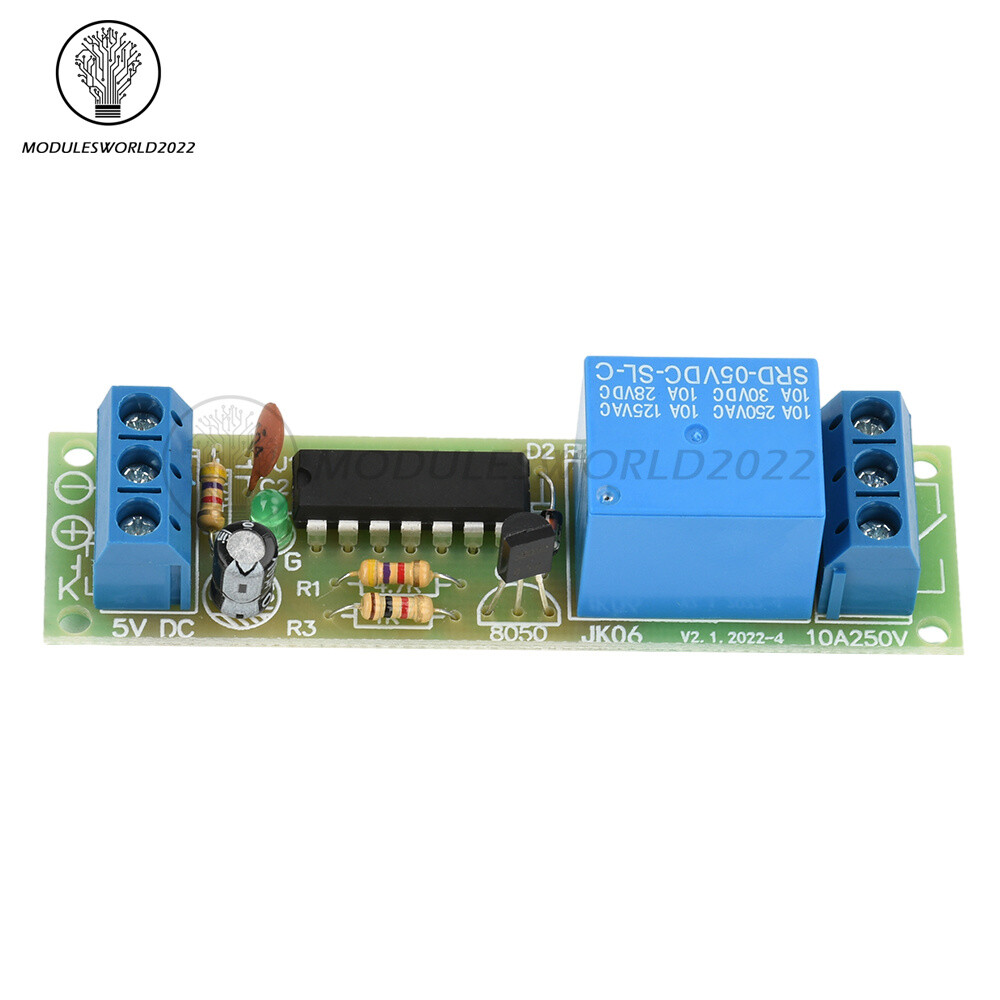 DC5V Bistable Relay Module Single Button Relay Module Car Modification Switch