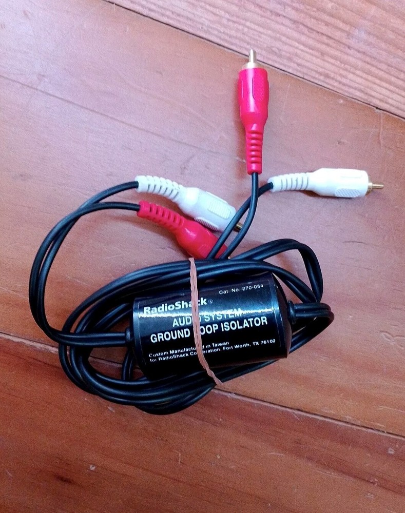 Radio Shack Audio System Ground Loop Isolator