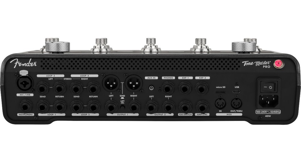 Fender Tone Master Pro Multi-Effects Guitar Workstation Pedal