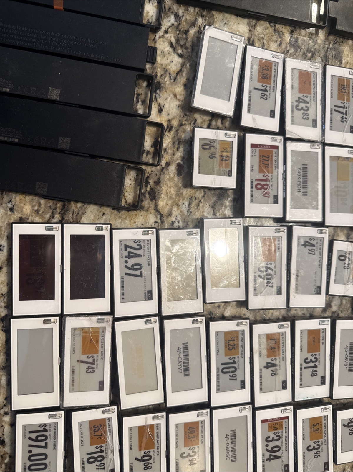 Large Lot of SES-imagotag PU3 Batteries + RC3.1 e-Ink Price Tag Battery