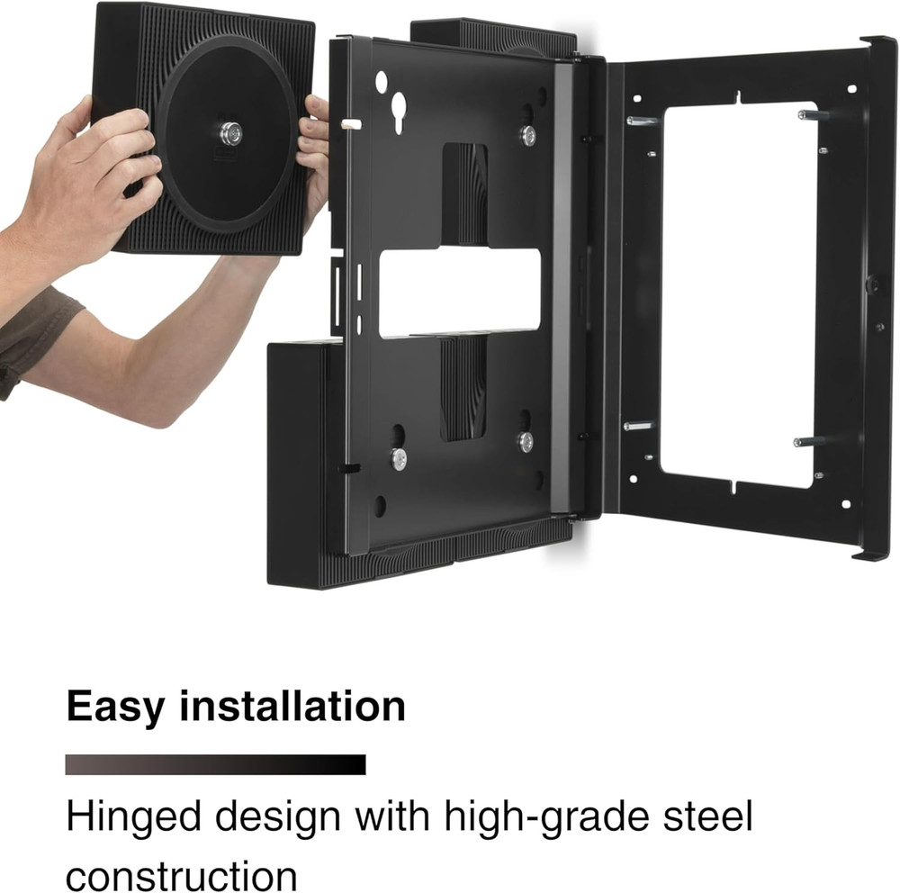 Flexson Wall Mount for 4 SONOS AMPS (Black)
