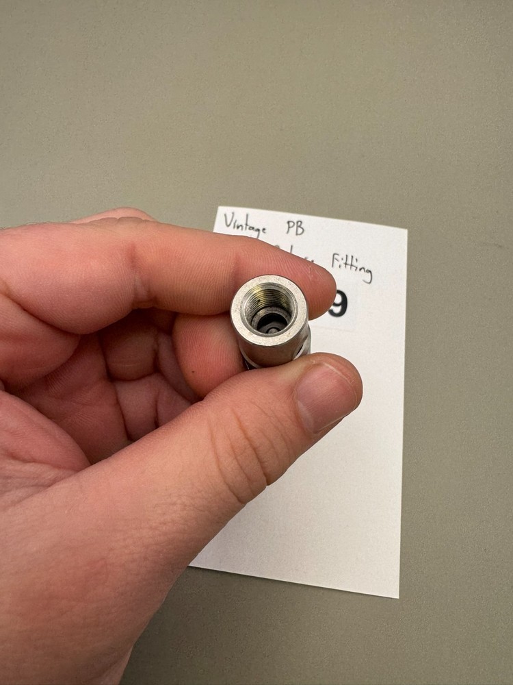 Vintage PB Quick Release Fitting-Gloss Silver