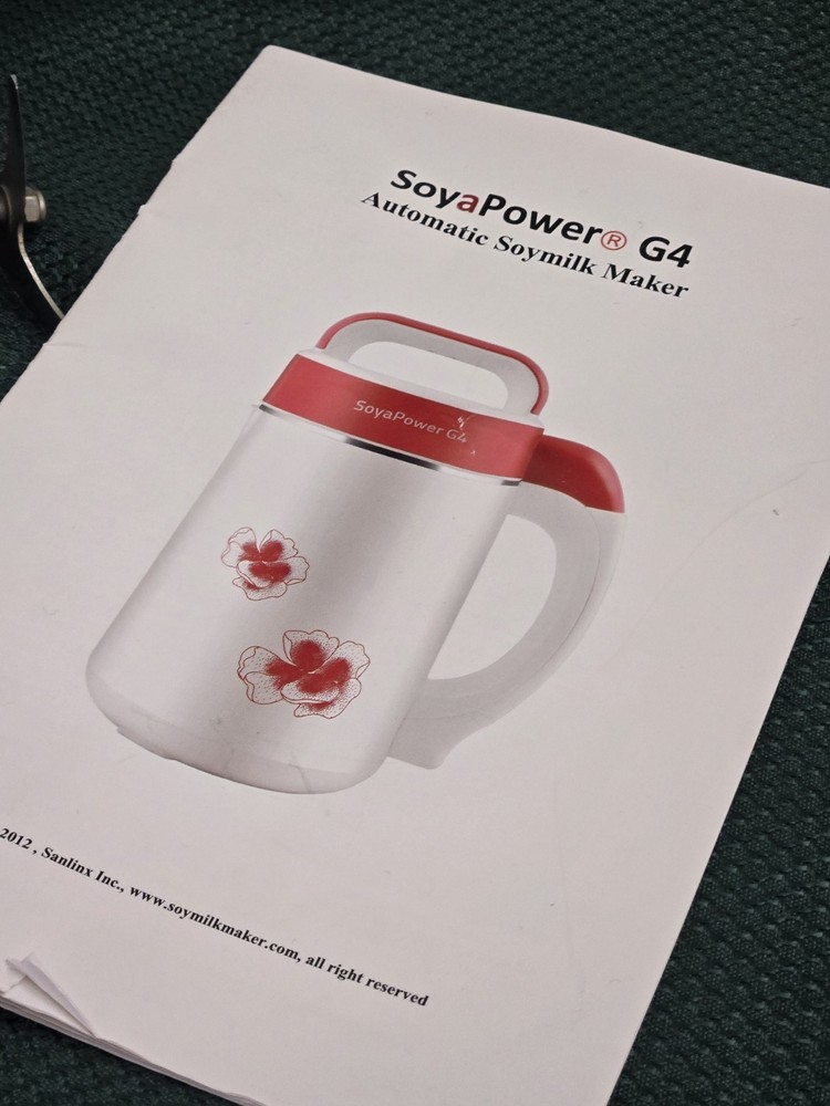 SoyaPower G4 soy Milk Formula Maker Nice Condition