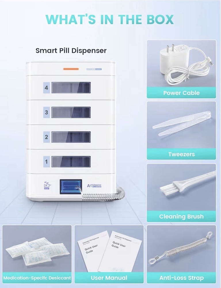42-Day Automatic Pill Dispenser
