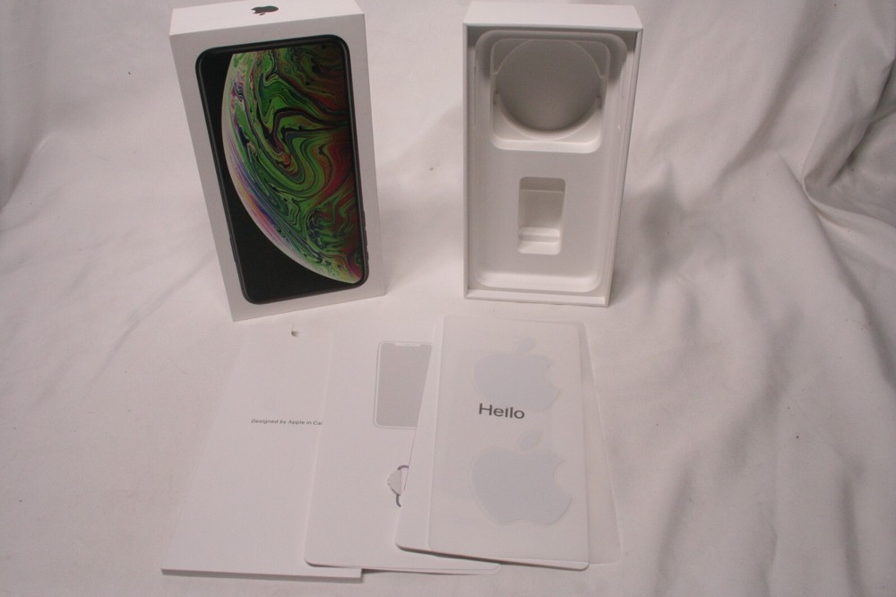 OEM iphone Xs max BOX ONLY with some paperwork and the sim tool nice condition