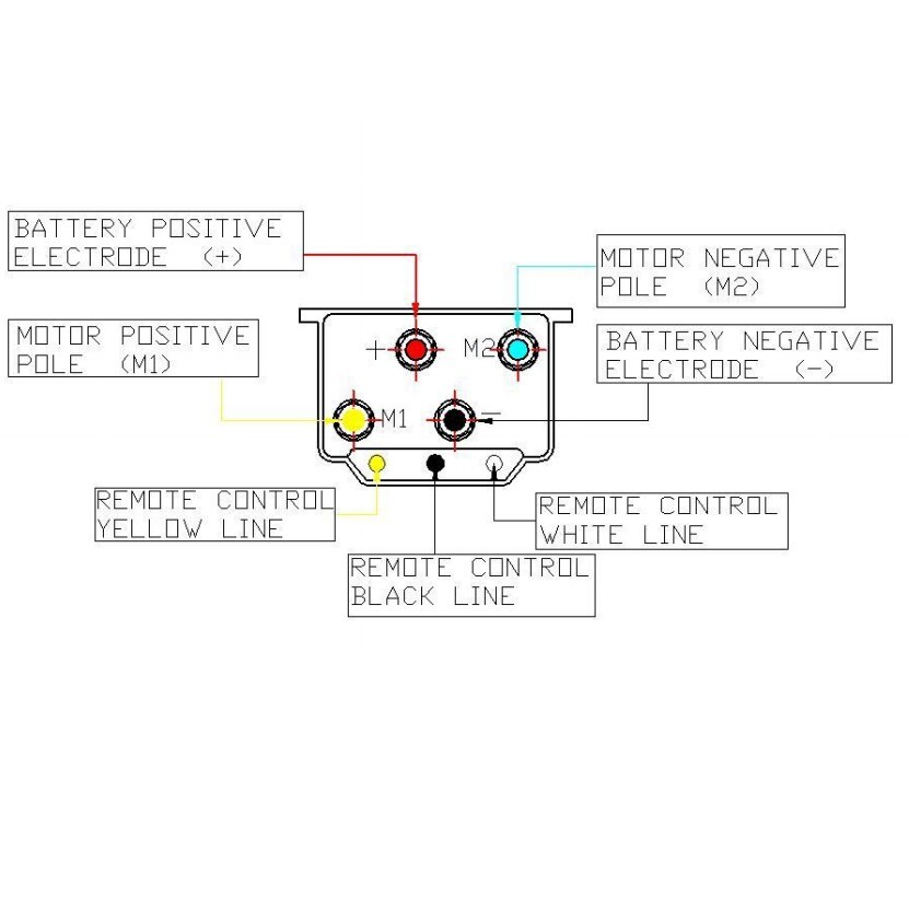 12V 500A Winch Solenoid Relay Controller Contactor 12000 LBS for Warn Badlands