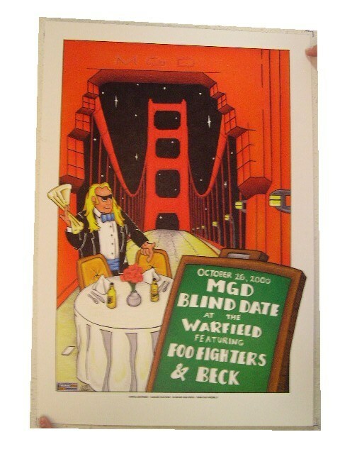 Foo Fighters & Beck Warfield Poster And The