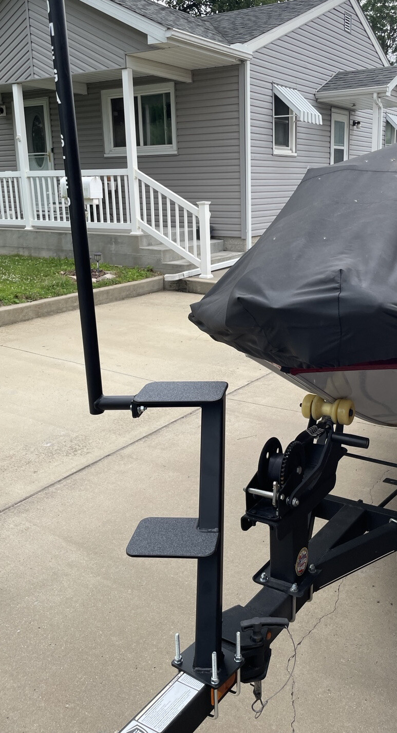 Omega Step Dual Step bass Boat Trailer Steps