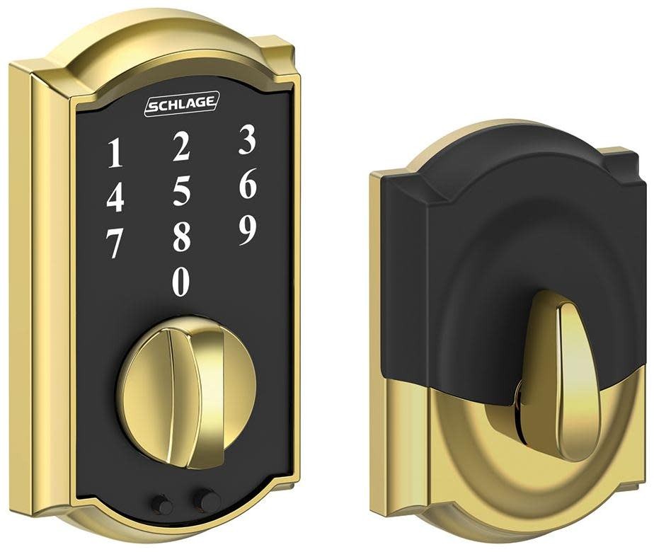Schlage BE375-CAM Camelot Touch Keyless Electronic Deadbolt