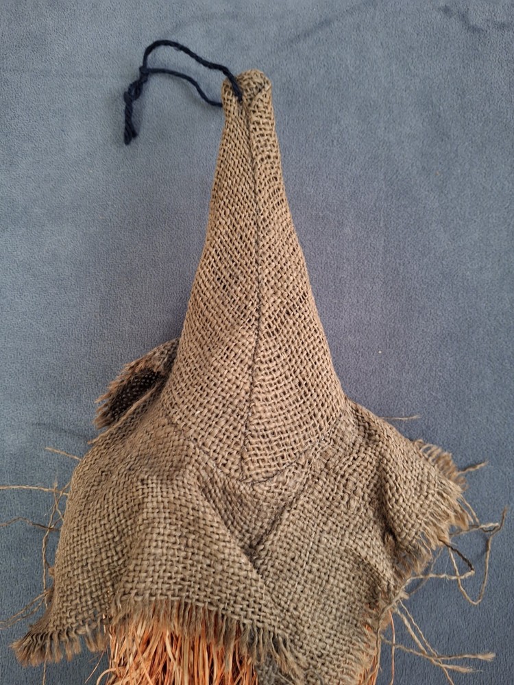 Handmade Rustic Burlap kitchen Witch Wall Decor Halloween 30 Inch