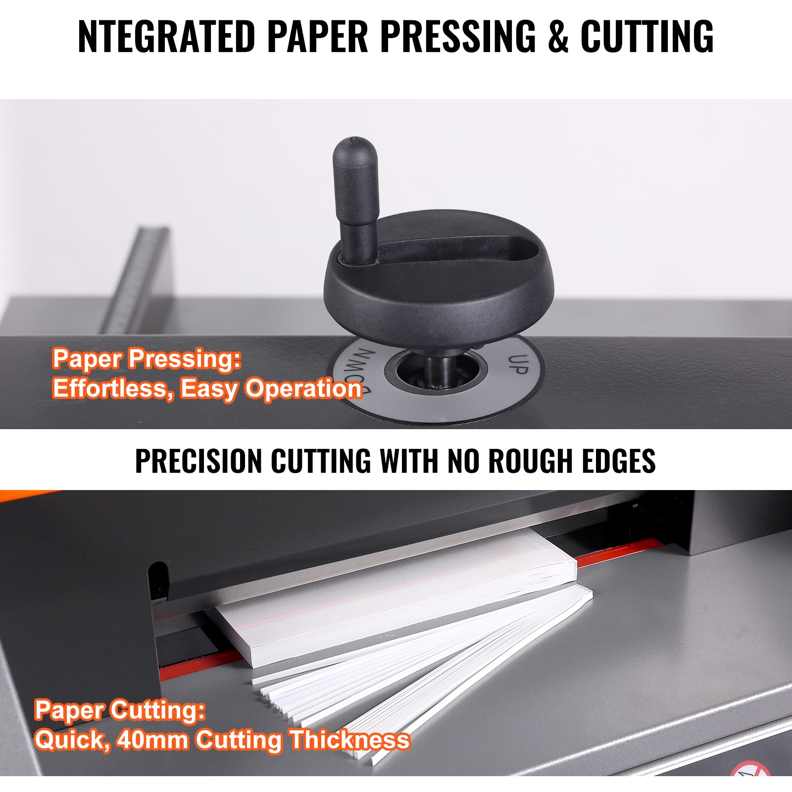 Uimoso Electric Paper Cutter 13" Width 1.57" Thickness Desktop Cutting Paper
